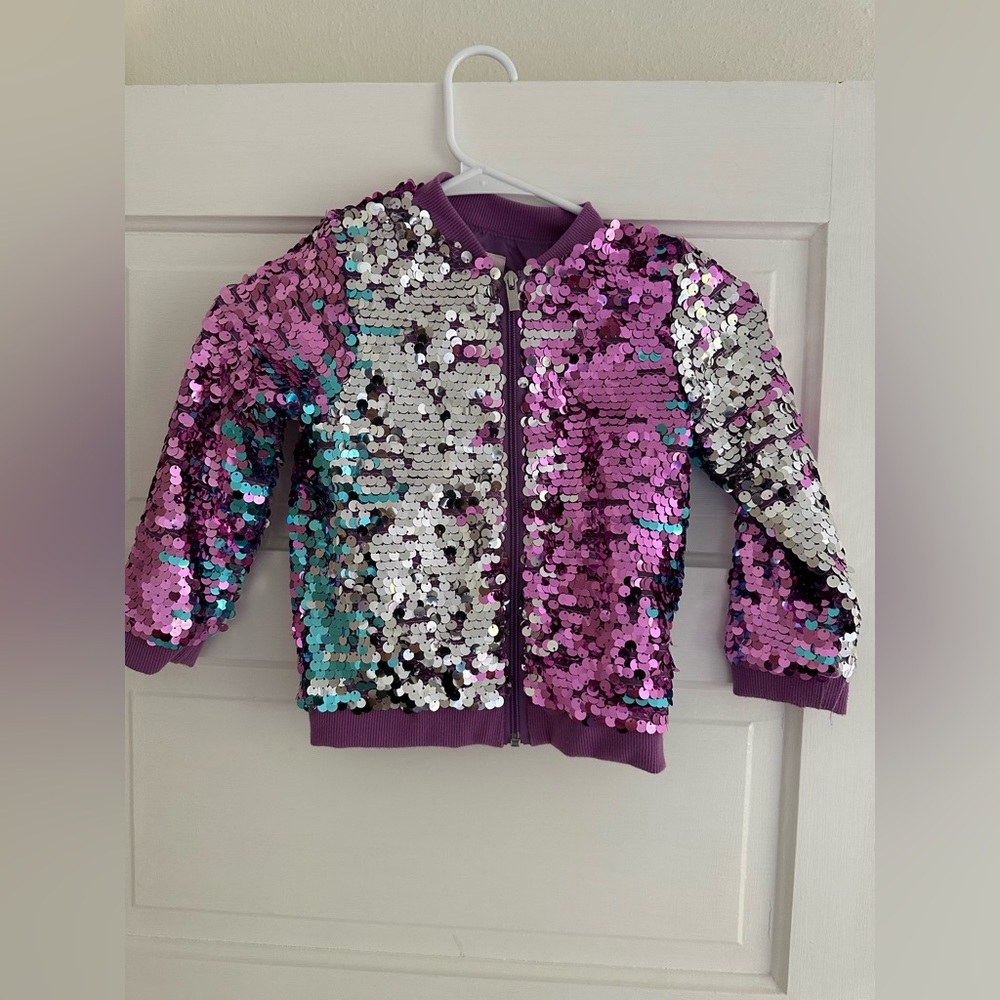 Purple sequins jacket